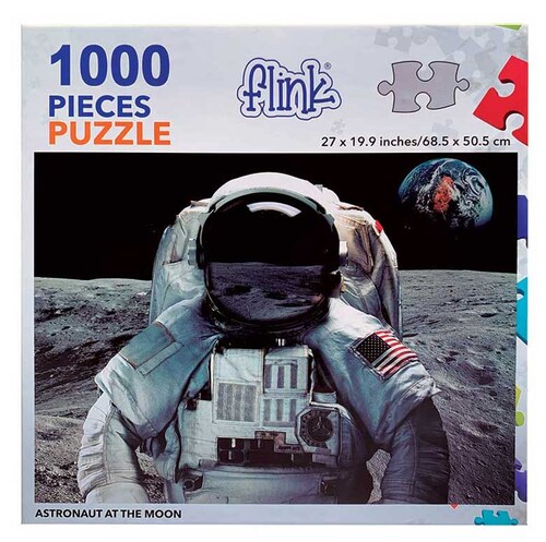 FLINK Rompecabezas Astronauta en la Luna Fotos de la NASA
