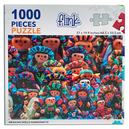 FLINK Rompecabezas Muñecas de Trapo México 1000 piezas