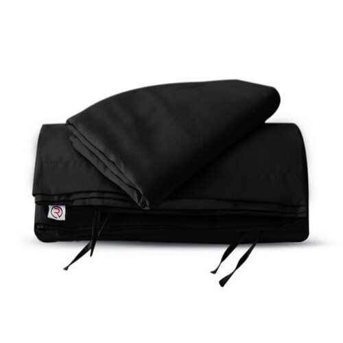 Juego de Fundas de Duvet Koala - Individual - Negro.