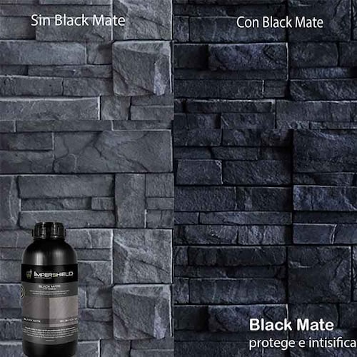 777 SSBLM BLACK MATE Protector e intensificador para piedras negras mate Ideal para: recinto, tikul, granito negro flameado, slate piedras porosas negras 1l