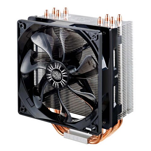 Disipador cpu Cooler Master hyper t4, 120mm, 1800rpm (rr-t4-18pk-r1)