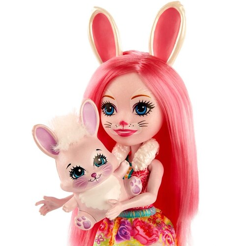 Muñeca Fiesta de Té, Conejo Y Muñeca Enchantimals GJX43 Mattel