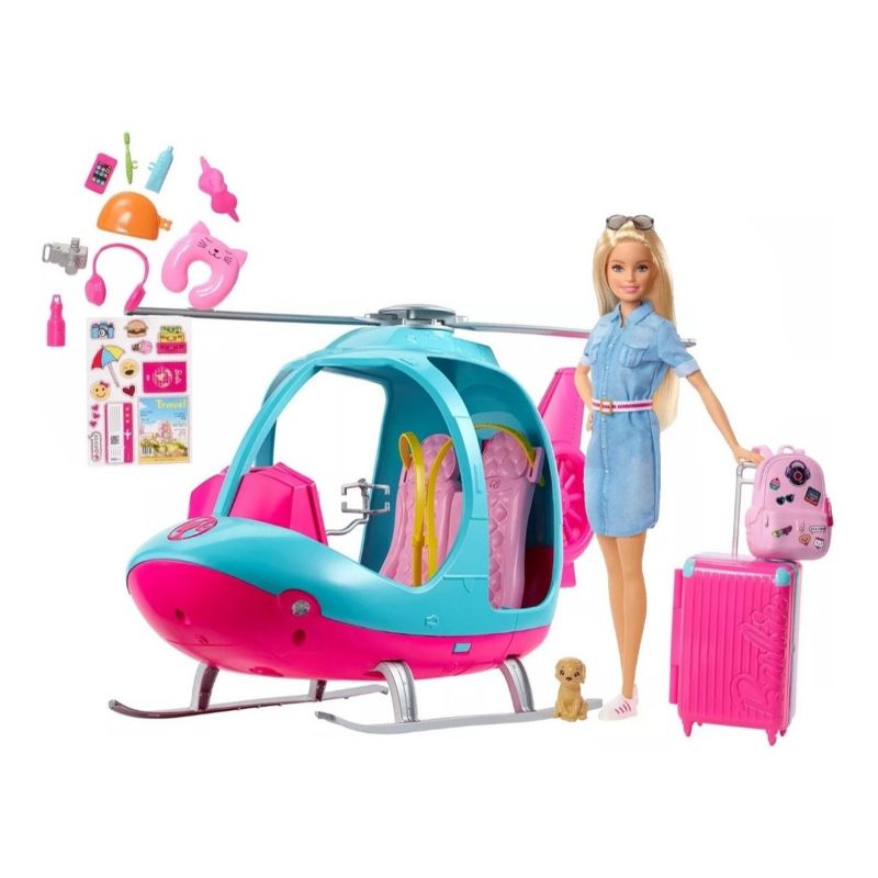 Helicoptero de Barbie FWY29 Mattel