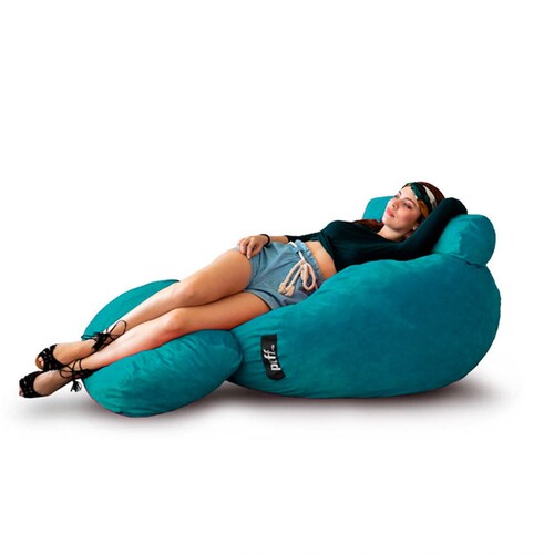 Sillón Puff Mx 2 en 1 con cama tamaño Matrimonial y Accesorios
