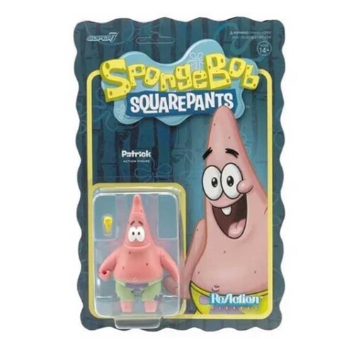 Figura Bob Esponja Patrick Super 7 Patricio Sponge Bob