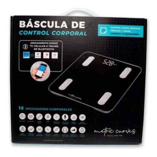 Báscula de Control Corporal Metric Curves