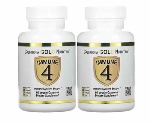 Immune 4, 60 Capsulas, 2 pack. Apoyo al Sistema Inmunológico