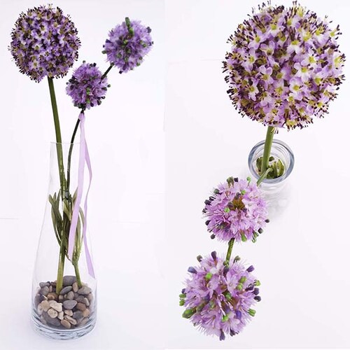 Florero botella circular Serazu de 33.5 cm. 