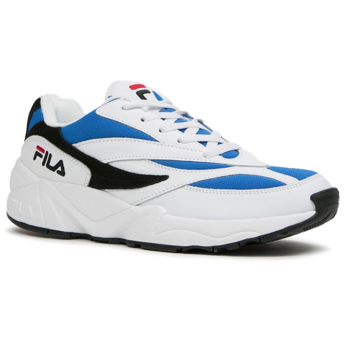 Fila hombre azul sale