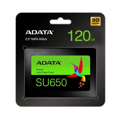 Unidad de Estado Sólido ADATA Ultimate SU650 2.5" 120GB