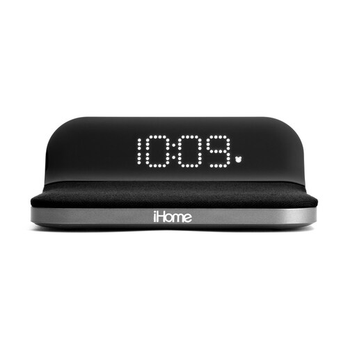 Despertador Compacto con carga inalámbrica Qi iHOME IW18BGC