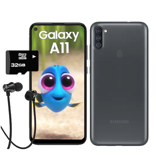 Samsung Galaxy A11-Negro + Audifono + Micro SD32