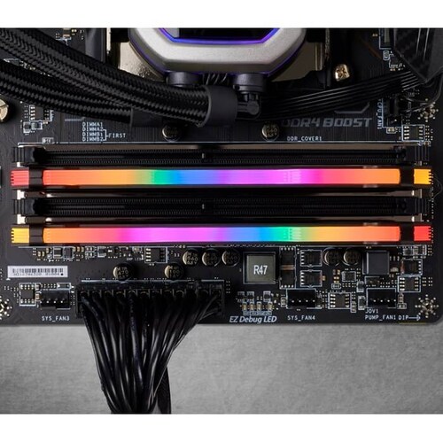 Memorias Ram DDR4 Corsair Vengeance RGB PRO 3200MHz 16GB PC4-25600 Kit 2x8 Negras CMW16GX4M2C3200C16.