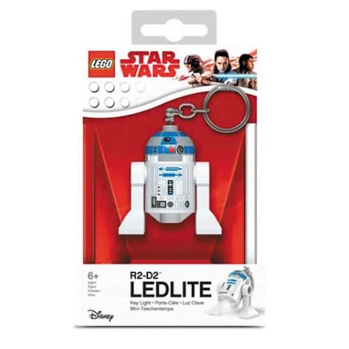 Llavero Lego Star Wars R2-D2 Con Luz Led Lite 