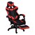 Silla De Videojuego Gamer Niño Sillon Reposa Pies Reclinable Color Rojo 