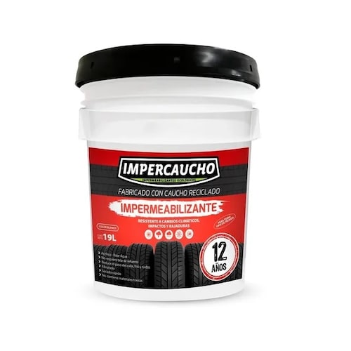 Impercaucho Impermeabilizante 12 Años Terracota 19 Lts