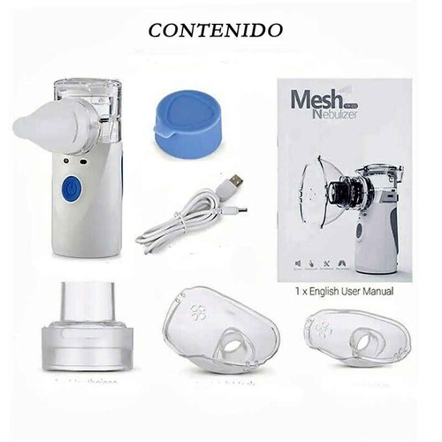 Nebulizador Portatil De Mano Mini Nebulizador Portatil De Mano Uso Facil De Inhalacion Niños y Adultos