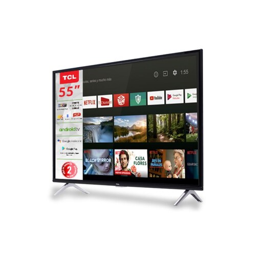 Pantalla Android TV 55 pulgadas 4K TCL 55A423