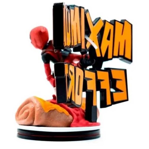Figura Marvel Deadpool Máximo Esfuerzo Qfig Maximum Effort