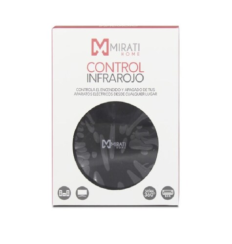 CONTROL REMOTO INFRARROJO UNIVERSAL INTELIGENTE MIRATI WIFI ANDROID E IOS ALEXA GOOGLE MIRI1 7M
