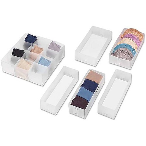 Kit organizador de ropa interior 6 piezas 