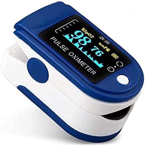 Oxímetro lecturas digitales pequeño y conveniente yema del dedo monitor de saturación de oxígeno en la sangre con pantalla led