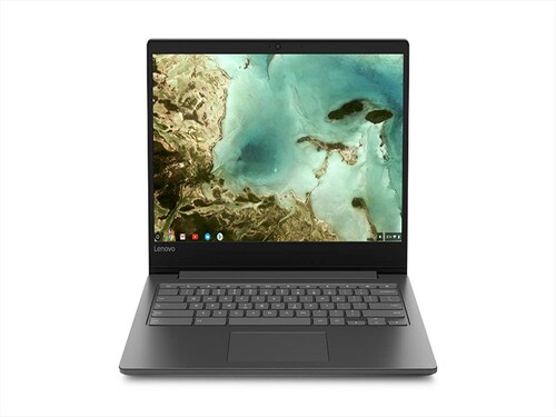Lenovo Chromebook S330 portátil, pantalla FHD de 14 pulgadas (1920 x 1080), procesador MediaTek MT8173C, 4 GB LPDDR3, 64 GB eMMC, Chrome OS, 81JW0000US, Negocio Negro