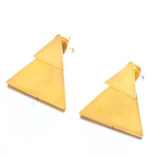 Aretes Moda Sencillos Triángulo 1