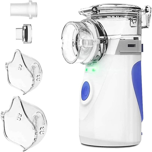 Nebulizador de inhalación TECK TECK para cuidado de la salud, mini inhalador portátil, bolsillo recargable para niños y adultos viajes y uso doméstico.
