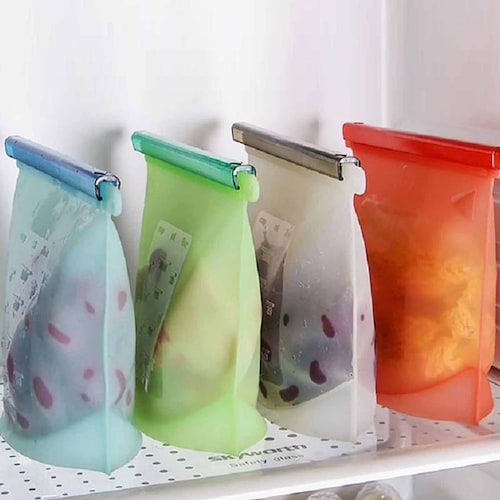 Set de 4 bolsas herméticas con cierre 
