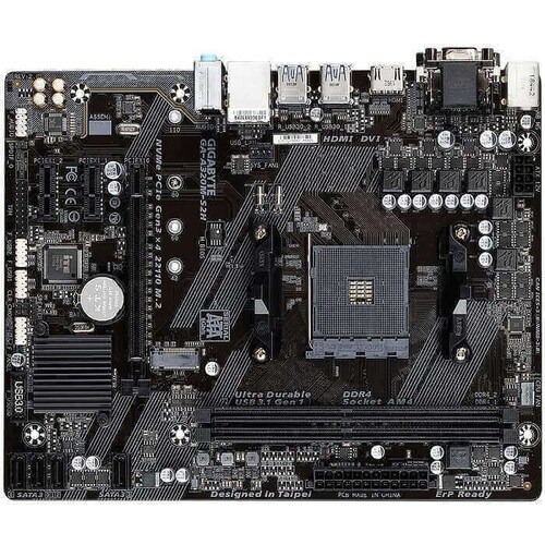 Tarjeta Madre GIGABYTE GA-A320M-S2H 2xDDR4 PCI-E USB3 Socket AM4.