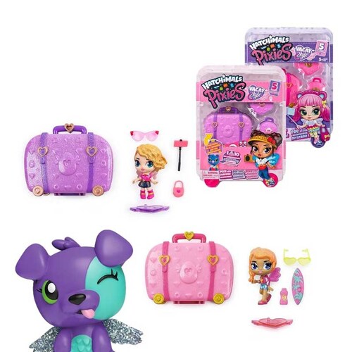 Hatchimals Pixies De Vacaciones Vacay Style Spin Master Rosa 