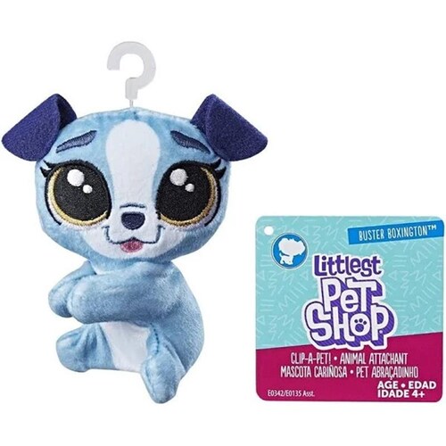 Littlest Pet Shop Mini Peluche Pack De 4  Con Clip 11 Cm
