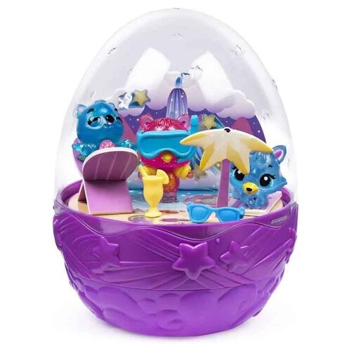 Hatchimals Colleggtibles Escena Sorpresa Secret Surprise Rosa Morado 