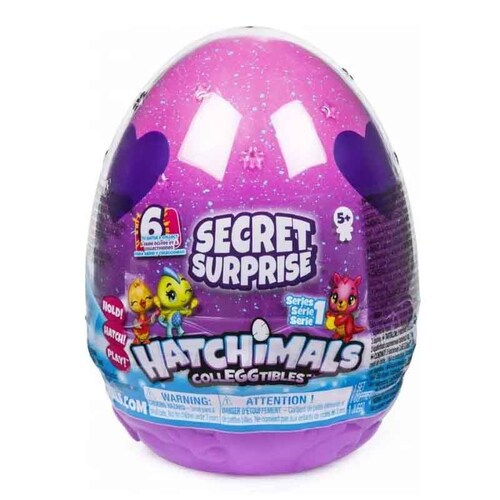 Hatchimals Colleggtibles Escena Sorpresa Secret Surprise Rosa Morado 