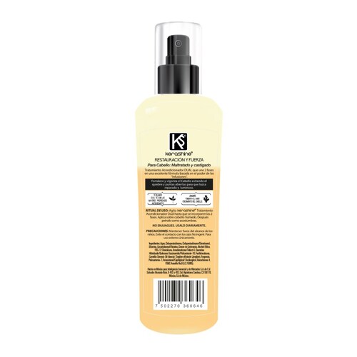 KeraShine Tratamiento Acondicionador Dual Restauración y Fuerza 240 ml