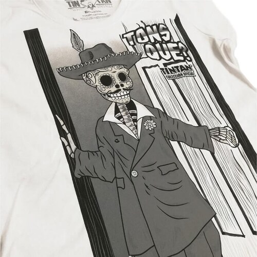 Playera Tin Tan Calavera Premium