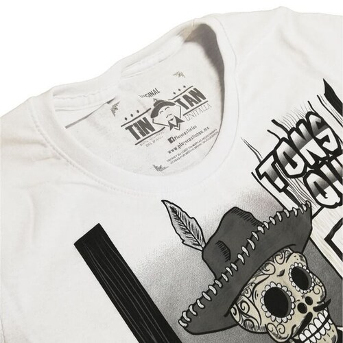 Playera Tin Tan Calavera Premium