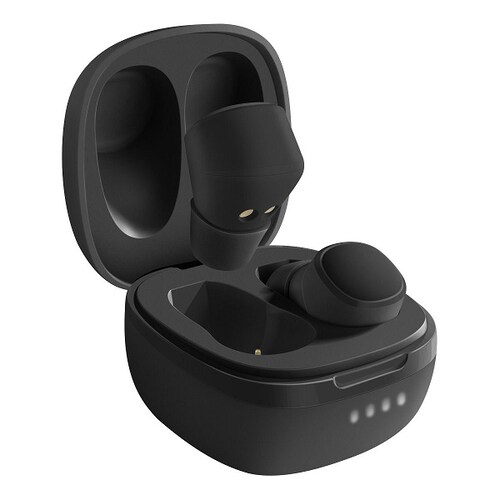 Mini audífonos Bluetooth FreePods True Wireless, negros