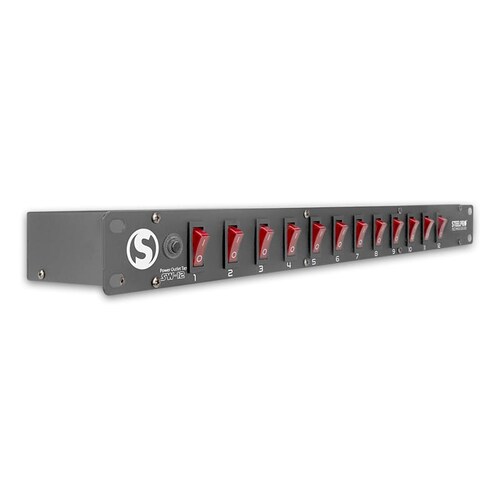 Barra Multicontacto 12 Interruptores - 127v Sw-12 - Steelpro