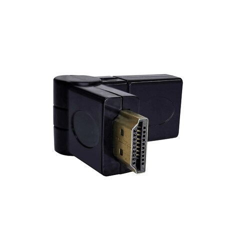 Maxell Adaptador Hdmi / Macho-hembra Negro / Giratorio 180º / 348035