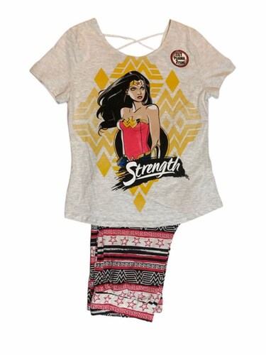 Wonder Woman Pijama Mujer maravilla Dc Comics Warner Bros Liga de la justicia modelo 3 