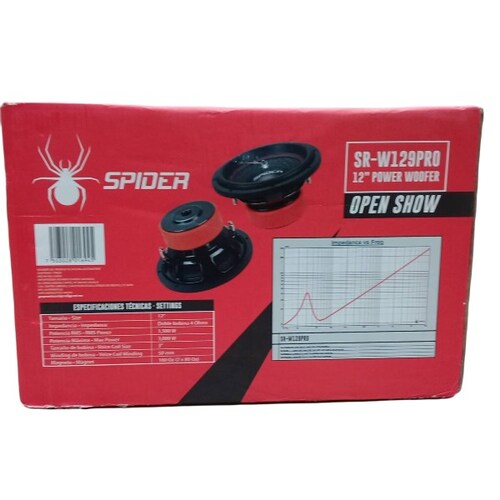 Woofer Spider De 12 1500w Rms Doble Bobina