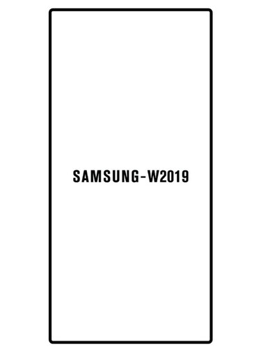 Jeco 99F Protector de Pantalla de Hidrogel Premium Para Samsung W2019 Sticker