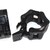 Topes/Abrazadera para barra olímpica profesionales de 2 pulgadas (50 mm) negra marca Gymker.