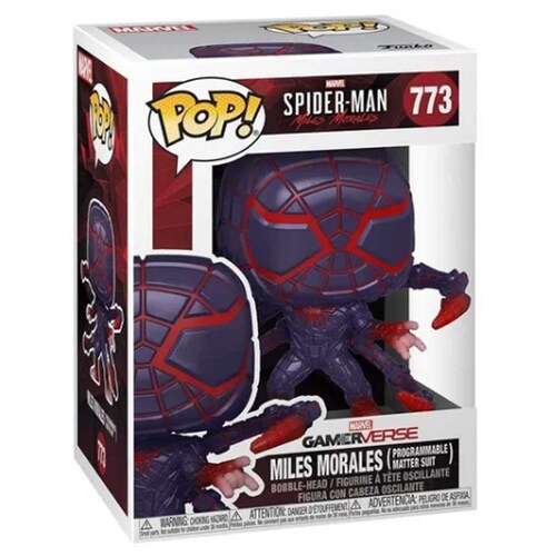 Funko Pop Spider-man Miles Morales Traje Materia Programable