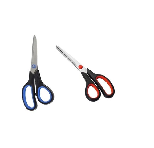 Tijeras Papelería Multiusos 12 Piezas De Buena Calidad De 20.5 Cm 8.5" Tijera de Acero Inoxidable