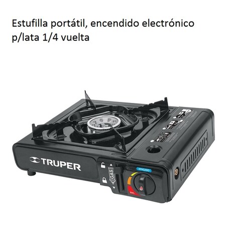 PARRILLA DE GAS PORTATIL 1 QUEMADOR ESTUFA ESTUFILLA CAMPISMO BUTANO 