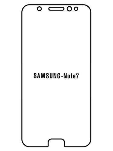 Jeco 99F Protector de Pantalla de Hidrogel Premium Para Samsung  Note 7