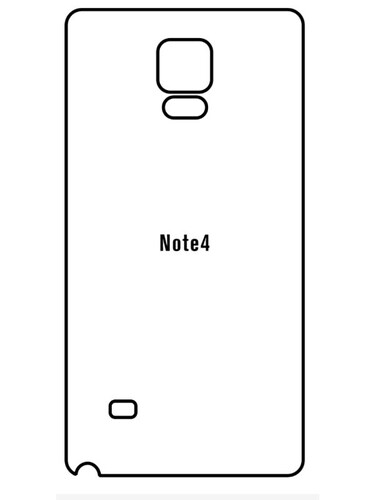 Jeco 99F Protector de Pantalla de Hidrogel Premium Para Samsung  Note 4